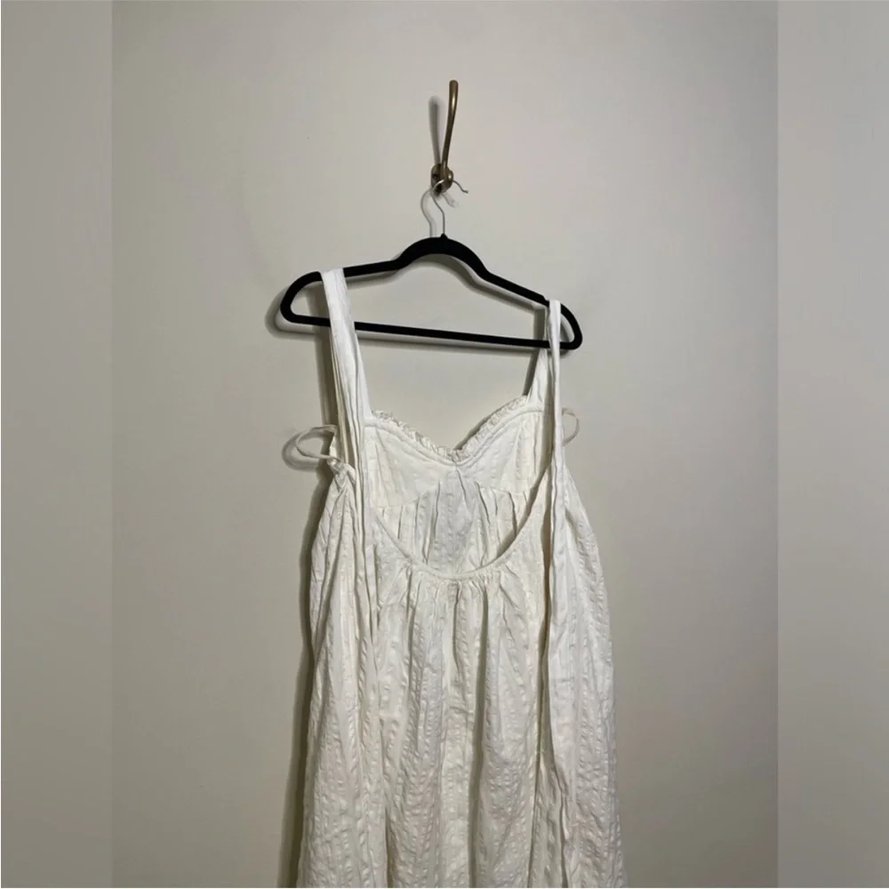 Free People x free-est Poppy Midi Dress in Coconut Milk